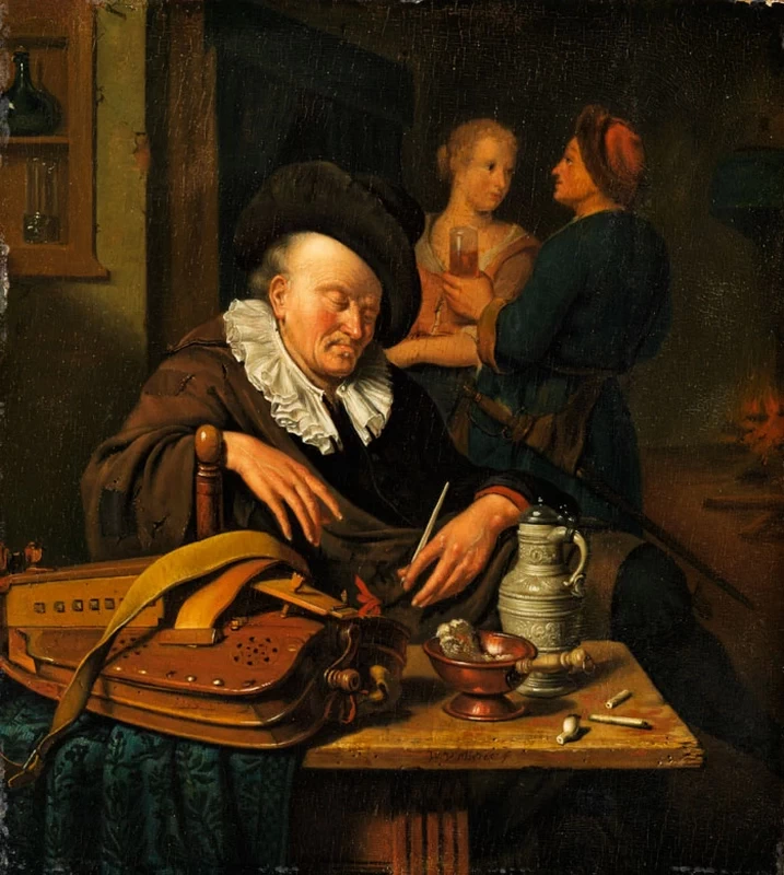 L'uomo addormentato della ghironda